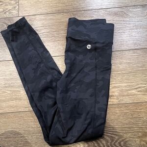 All Access Center Stage Women's Pocket Leggings, Black Camo, Size XS